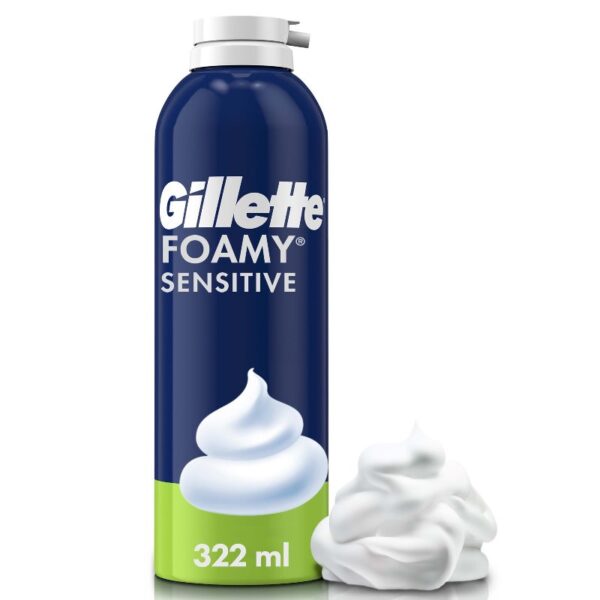 Espuma De Afeitar Foamy Sensible 312 Gr Espuma De Afeitar