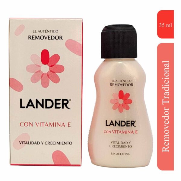 Removedor Lander Vitamina E 35 Ml Removedor De Esmalte