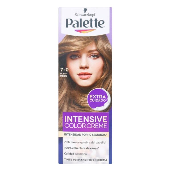 Palette Crem Tubo 7-0 Rubio Medio Tintes
