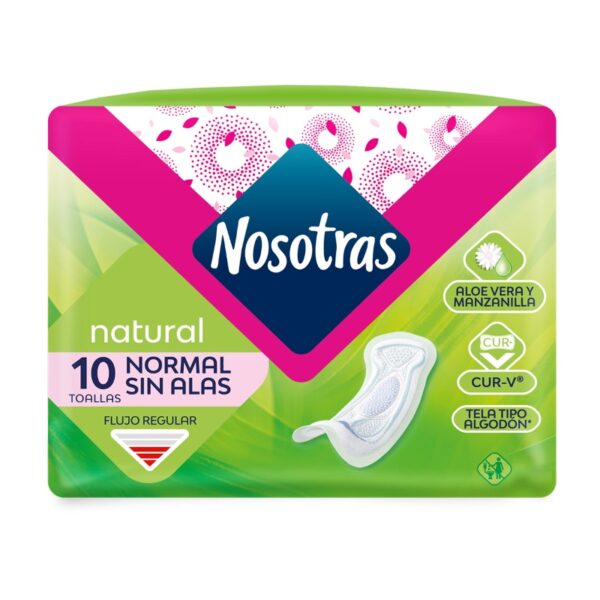 Toallas Nosotras Normal Natural 10 Uds