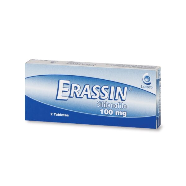 Erassin 100 Mg 2 Tabletas Lb Sildenafil