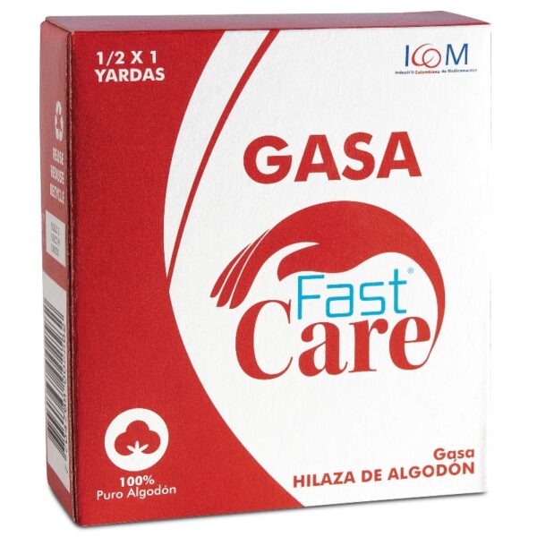 Gasa Fast Care Aseptica 1/2X1 Icom Gasas