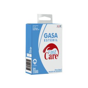 Gasa Fast Care Esteril 3X3 Yd 12Sbs Icom Gasas