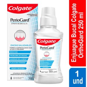 Enj.Colgate Periogard Sin Alcohol 250 Ml Enjuague Bucal