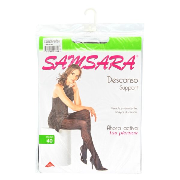 Medias Samsara Descanso L Negro Medias Pantalon