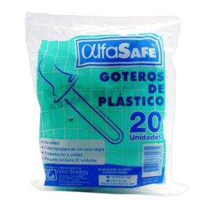 Gotero Plastico Alfa Bolsa 20 Und Goteros