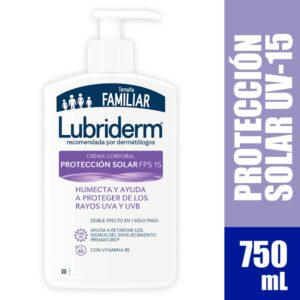 Lubriderm Loción Uv 15 Con Valvula 750 Ml