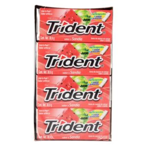 Chicle Trident Sandia 12 Und Chicles