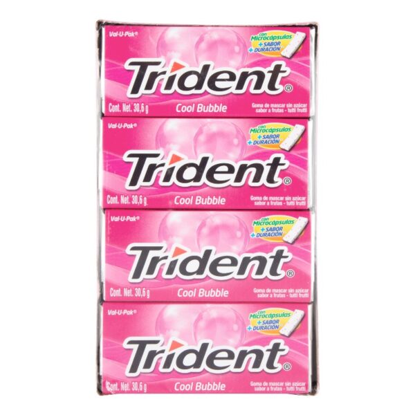Chicle Trident Evup Cool Bubble 12 Und Chicles