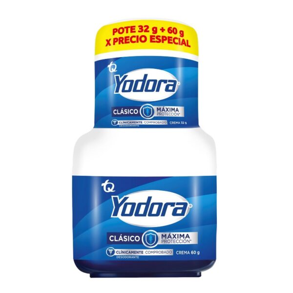 Dte.Yodora Crema 60 Gr+32 Gr Desodorante En Crema