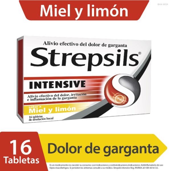 Strepsils Intensive 8.75Mg 16 Tbs Flurbiprofeno