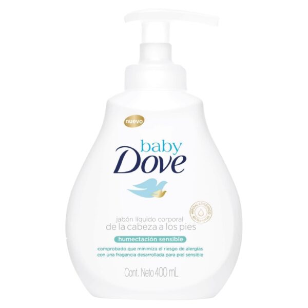 Jabon Dove Baby Liqui.Hum.Sensible 400Ml Jabon Liquido