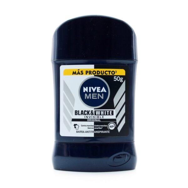 Dte.Nivea Barra Invisi.Black Whi.50Gr H Desodorante En Barra
