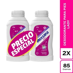 2 Talco Mexsana Lady 85 Gr P.E Talcos