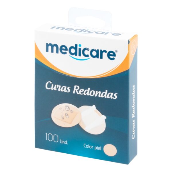 Curas Medicare Redondas C.Piel 100 Und Curas