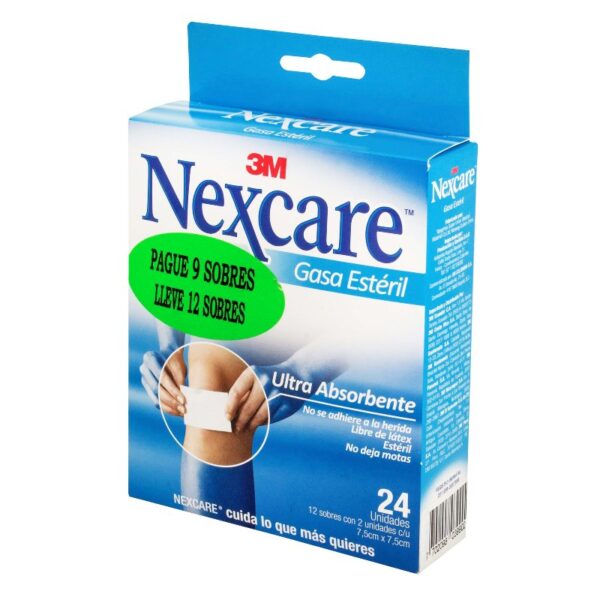 Gasa Nexcare 3M Pague 9 Lleve 12 Gasas
