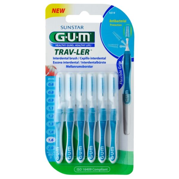 Cepillo Inter. Gum 1.6 Mm M.Conico 6 Und Cepillo Dental