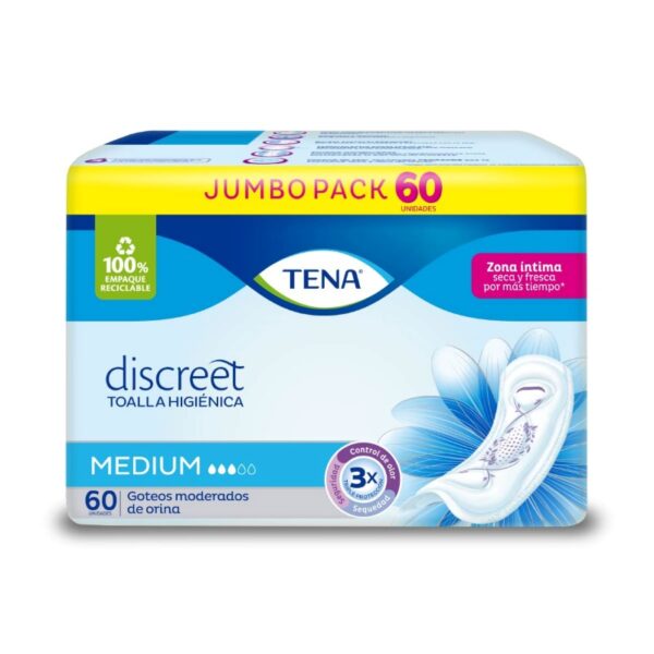 Toallas Tena Mujer Medium 60 Und