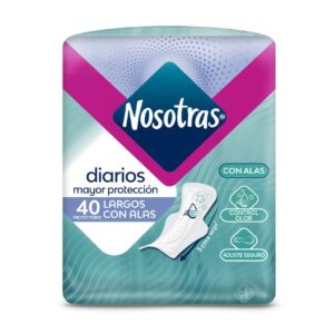 Prot.Nosotras Diari.Largos C.Alas 40 Und Protectores