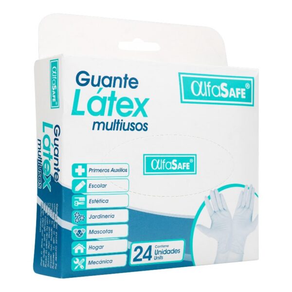 Guante Examen Alfa Latex 24 Uds S Guantes Examen