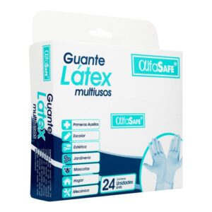 Guante Examen Alfa Latex 24 Uds M Guantes Examen
