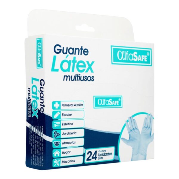 Guante Examen Alfa Latex 24 Uds M Guantes Examen