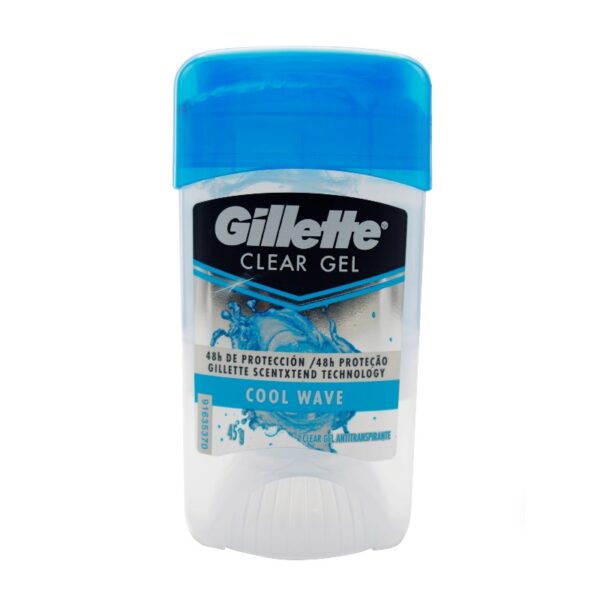 Dte.Gillette Clear Gel Cool Wave 45 Gr. Desodorante En Gel