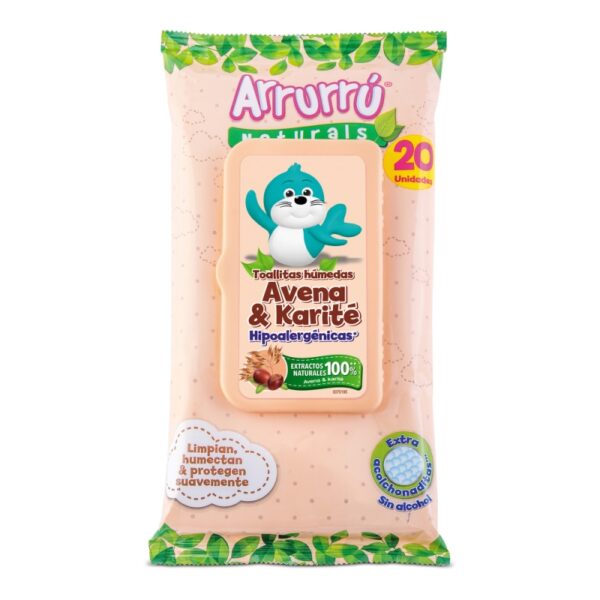 Toallitas Humedas Arrurru Avena 20Und Toallas Humedas