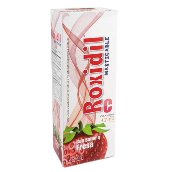 Roxidil Vit.C Mas.500Mg+Zinc Fre.100 Tbs Vitamina C-Zinc