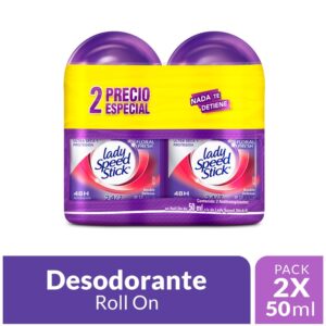 2 Dte Lady Rol.Do.Def.Flo.Fresh 50Ml P.E Desodorante En Rollon