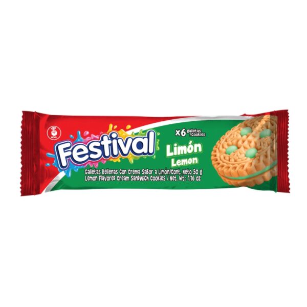 Gallet.Festival Limon 12 Paq.X6 Galletas Galletas