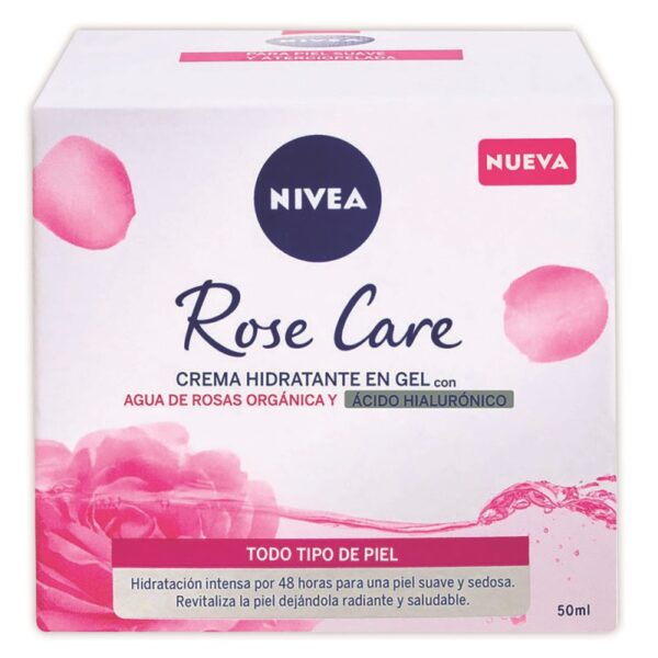 Nivea Agua De Rosas Crema Hidrat.50 Ml Cremas