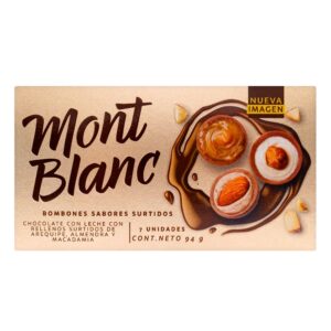 Choc.Mont Blanc Estuche Surtido 7 Und Chocolates
