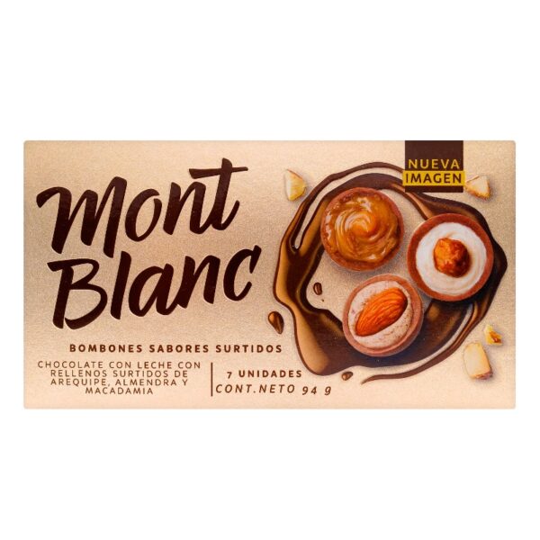 Choc.Mont Blanc Estuche Surtido 7 Und Chocolates