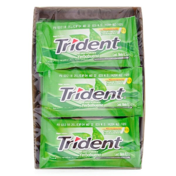 Trident 5S Yerbabpos Display 18 Ud 8.5G Chicles