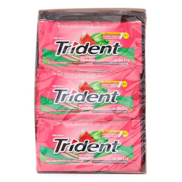 Trident 5S Sandia Pos Display 18 Ud 8.5G Chicles