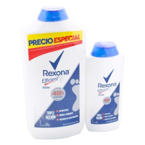 Talco Rexona Eff.Orig.300Gr+Tal 85G S.O. Talcos