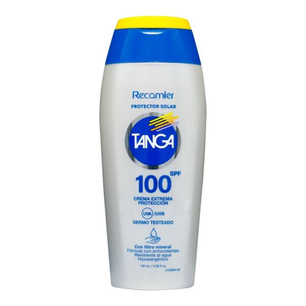 Bloqueador Tanga Spf 100 Adultos Crema 130 Ml Bloqueadores