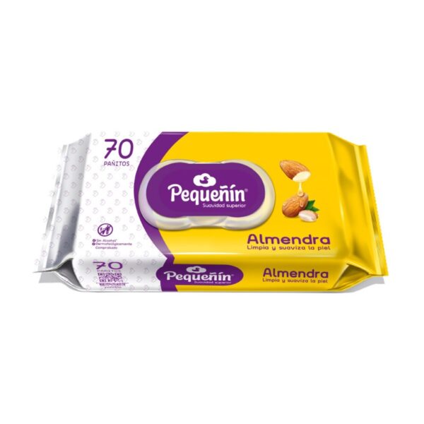 Panitos Humedos Pequenin Almendra 70 Unds Panitos