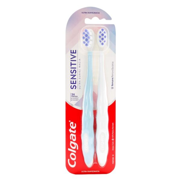 Pack 2 Cepillos Colgate Sensitive Ultra Suave Cepillo Dental