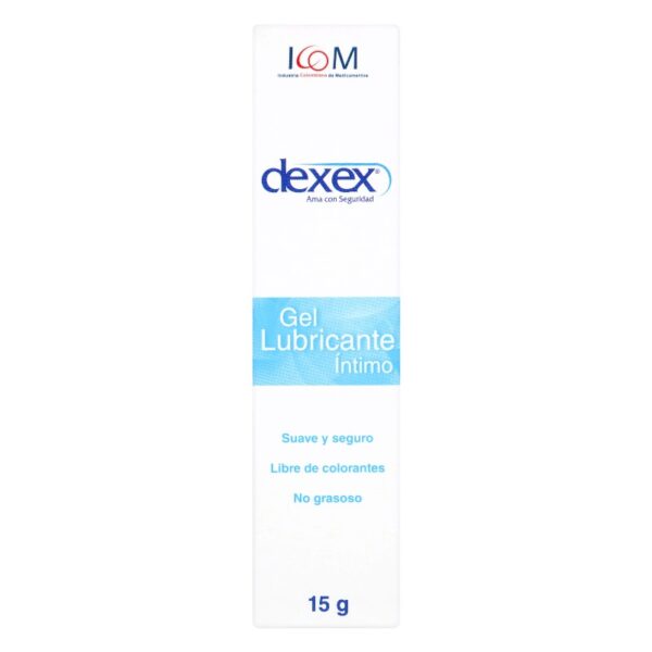 Gel Lubricante Intimo Dexex 15 Gr Icom Lubricante Intimo