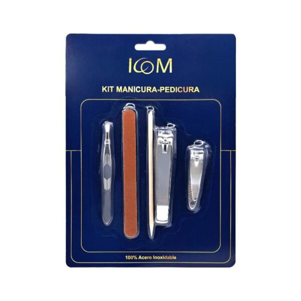 Kit Manicura Pedicura 5Und Gold Icom Complementarios