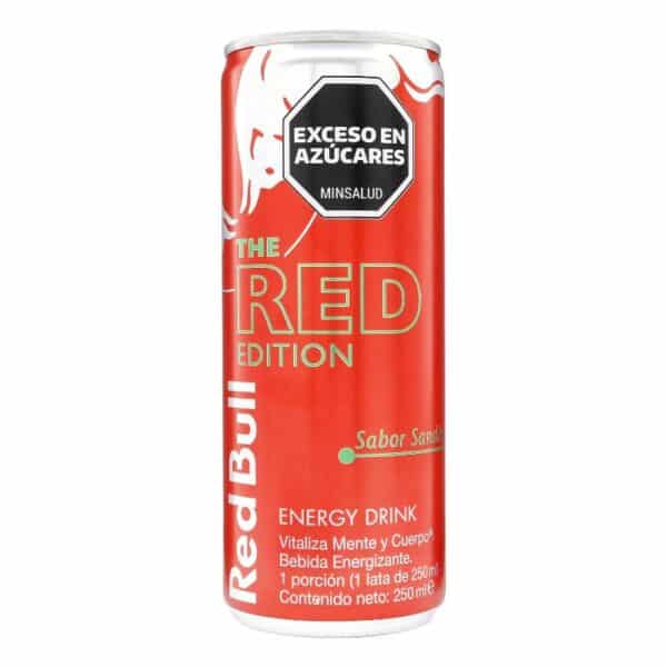 Red Bull Sandia Lata 250 Ml (Sav) Agua Carbonatada-Vitaminas-Cafeina