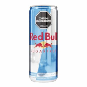 Red Bull Sugar Free 250 Ml Agua Carbonatada-Vitaminas-Cafeina