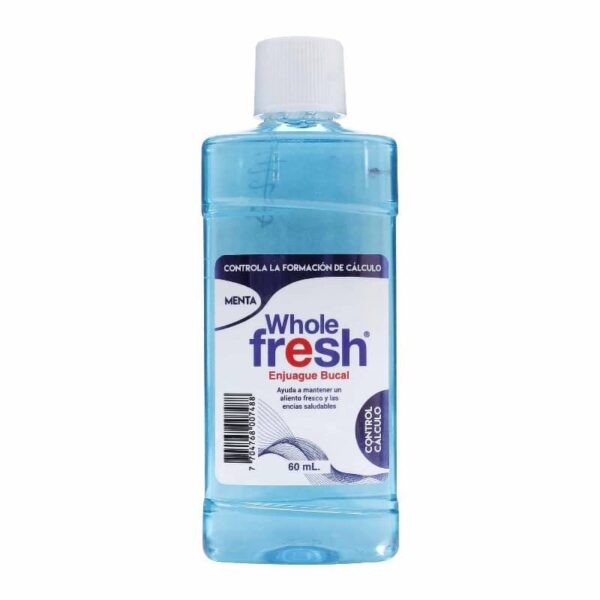 Enjuague Whole Fresh Control Calculo 60Ml Icom Enjuague Bucal