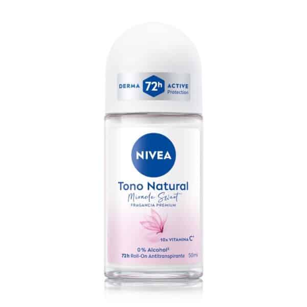 Desodorante Nivea Tono Natural Miracle Sweet 50Ml Desodorante en Roll On