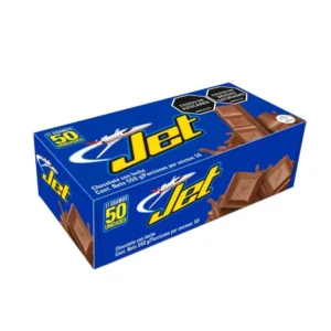 Chocolatina Jet Con Leche 11 Gr 50 Unds Chocolatinas