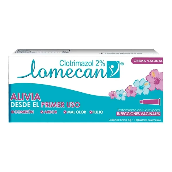 Lomecan V Cre.Vagin.2% 20Gr+3Apl(Sf) Dto Clotrimazol