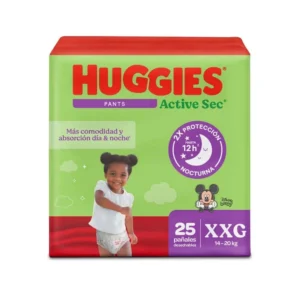 Panales Huggies Active Sec Etapa 5 Xxg 25 Unidades
