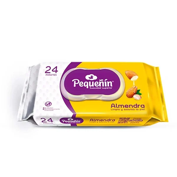 Panitos Humedos Pequenin Almendra 24 Unds Panitos